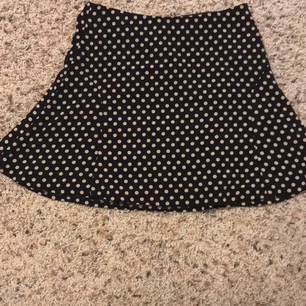Polka dot mini skirt. Size s. Great condition